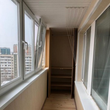Замена остекления 6-ти метровой лоджии и балконного блока